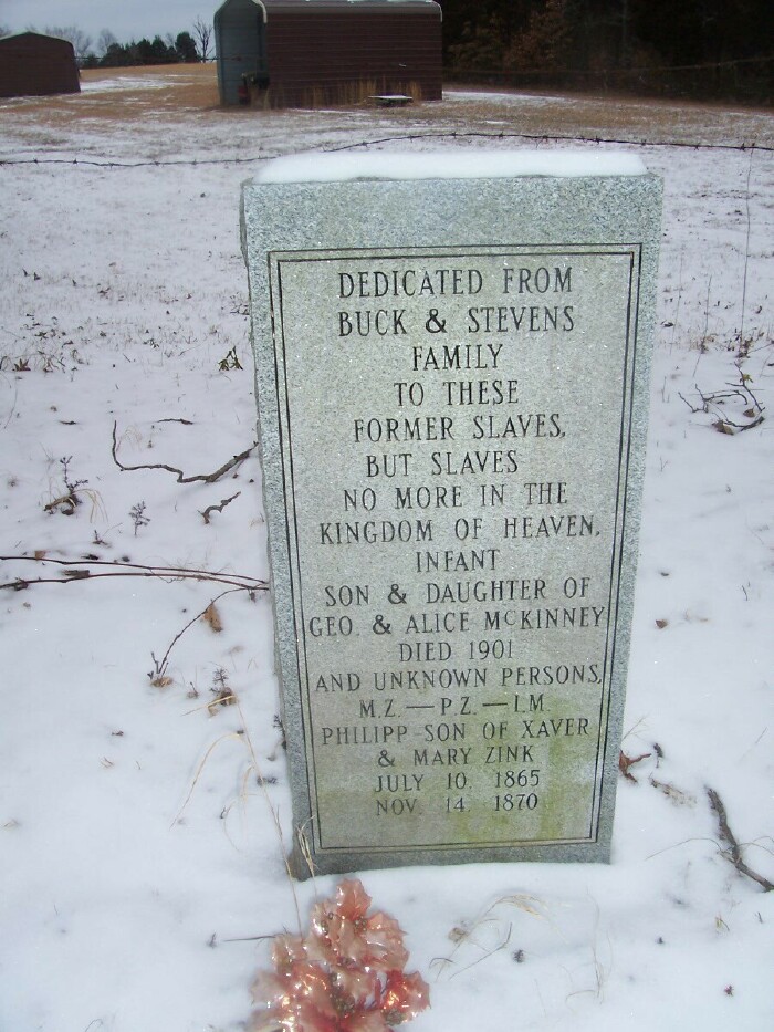 Irondale Slave Cemetery Stone